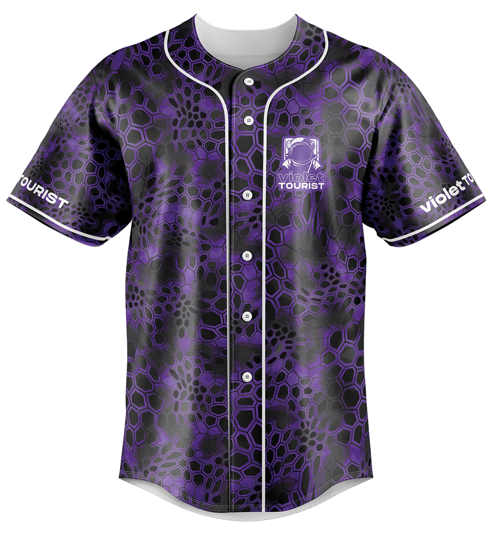 Printify Men's Baseball Jersey (aop) S / White